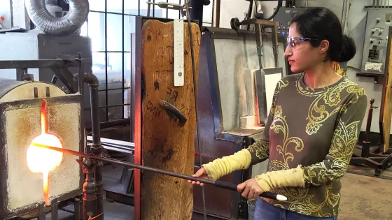 Tavleen Kaur Lall - Glass Blowing Workshop