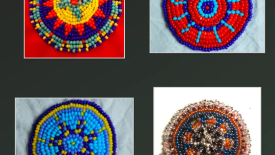 Beaded works
