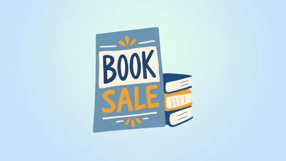 Book sale poster