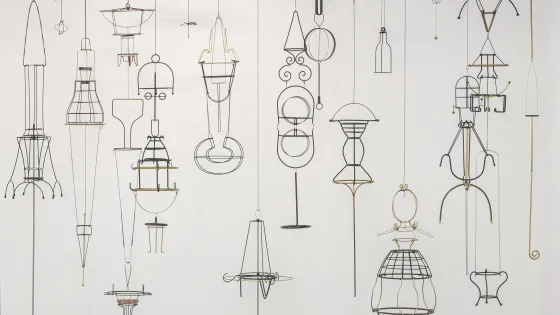 suspended sculpture