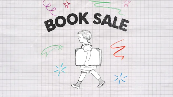 Book sale poster