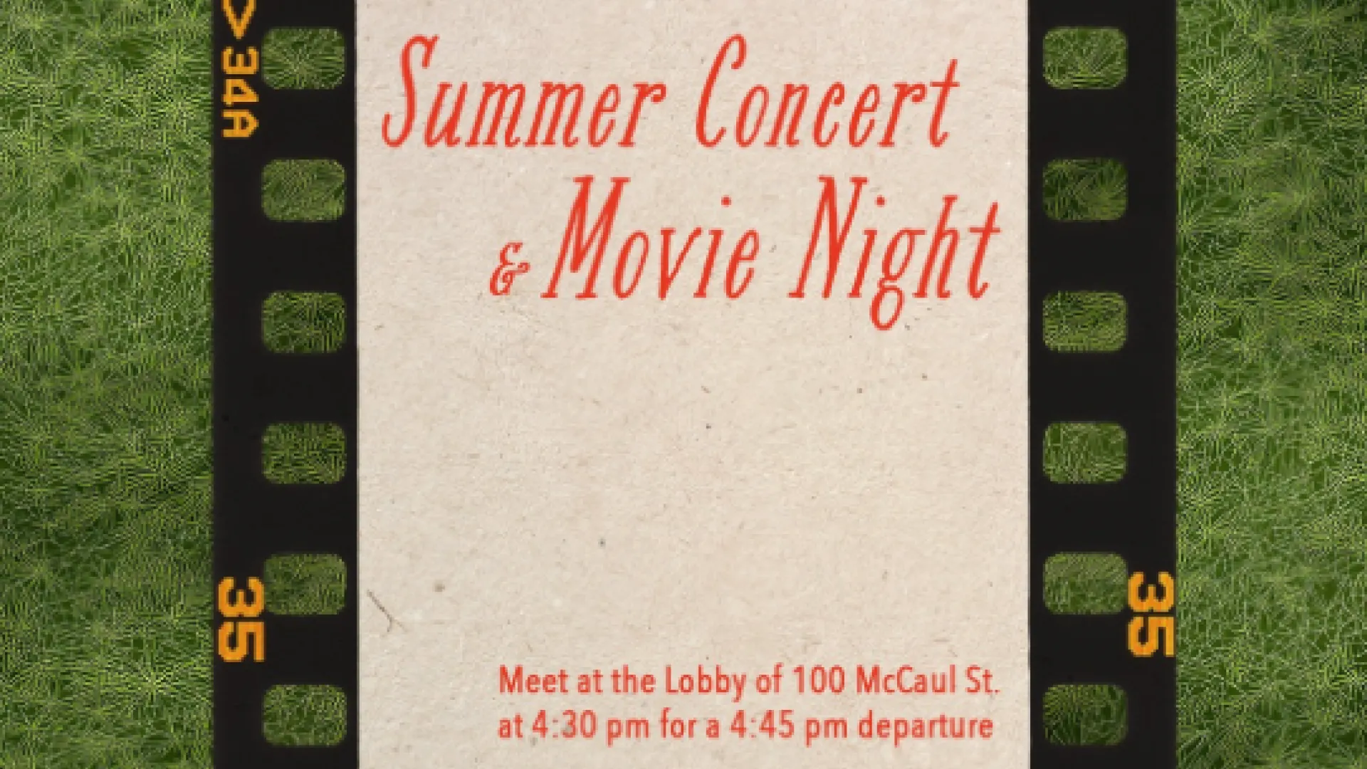 Summer concert and movie night