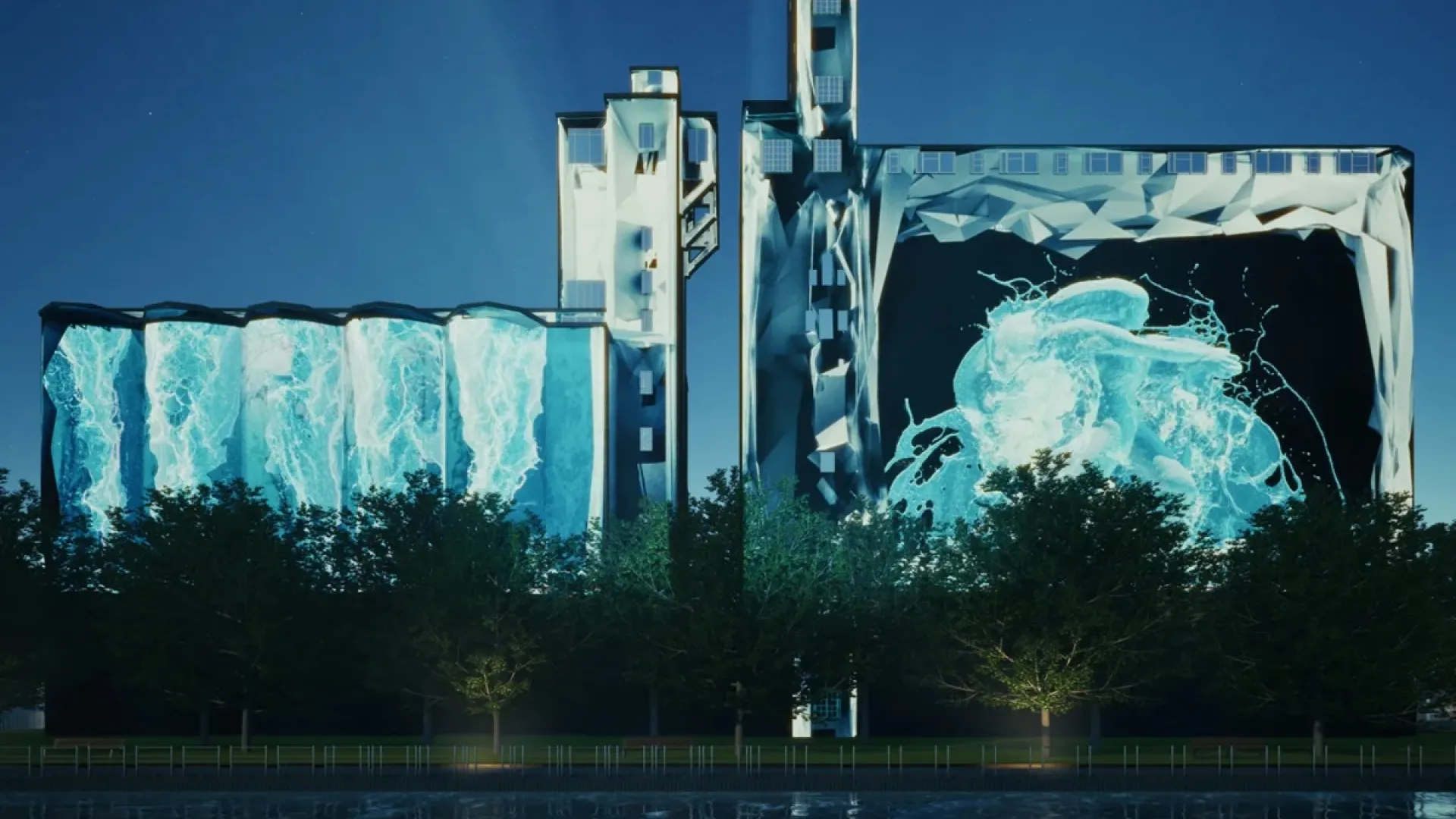Installation at the Canada Malting Silos