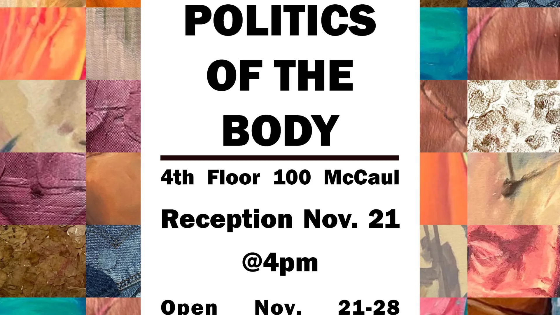 poster of student group show