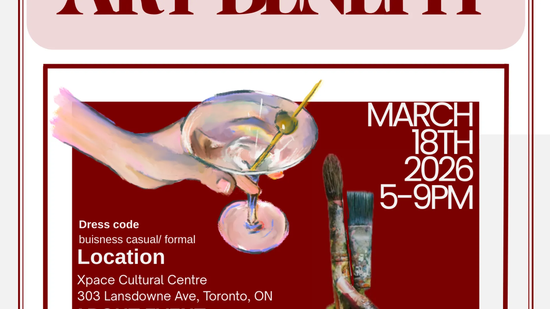 Catalogue fundraiser poster