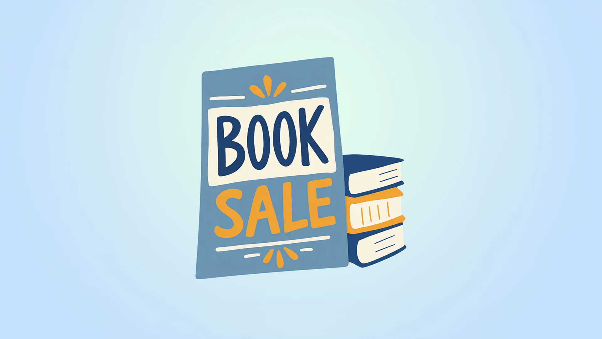 Book sale poster
