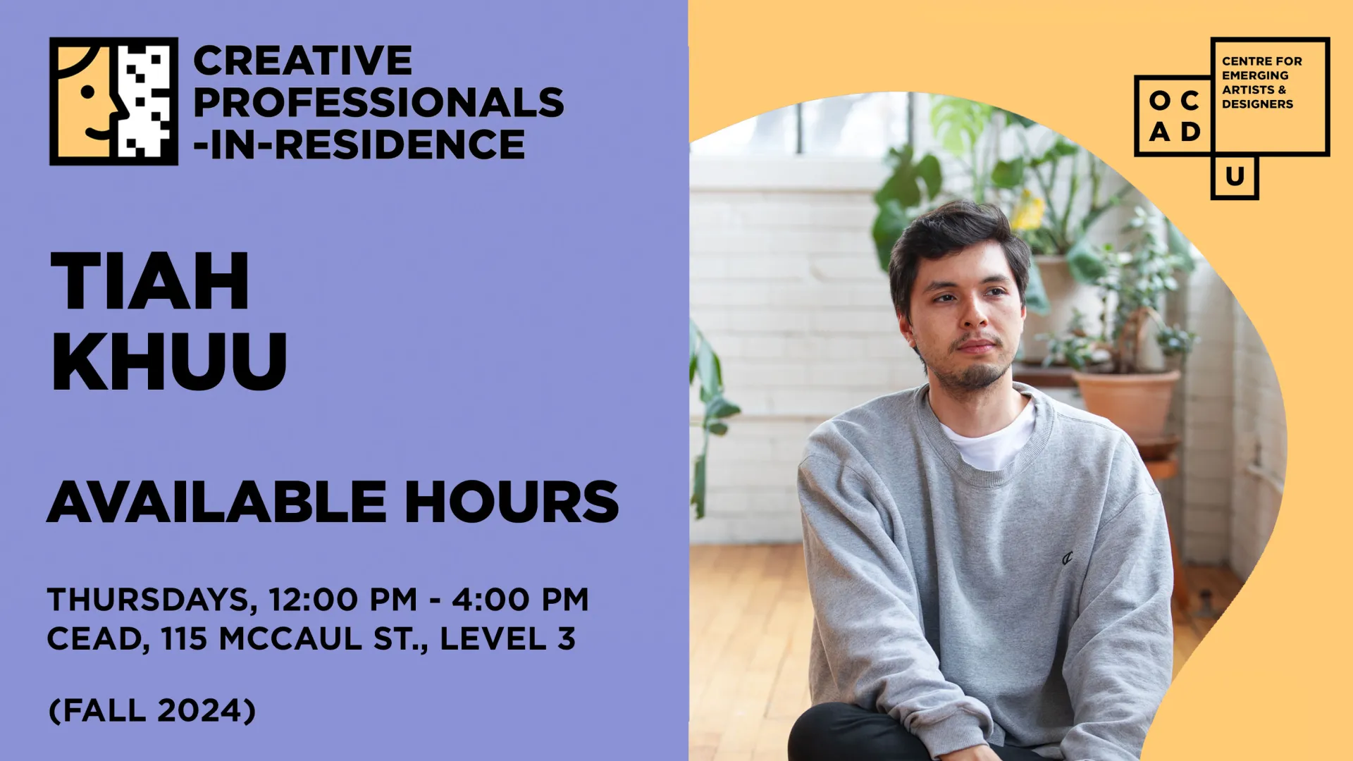 One-on-One Career Mentorship with Tiah Khuu | OCAD University