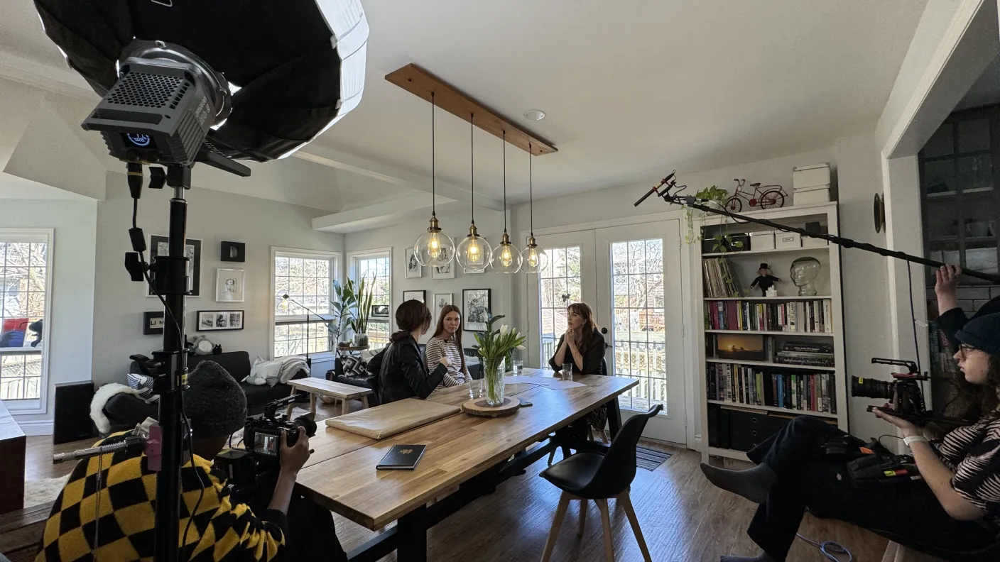 Students filiming