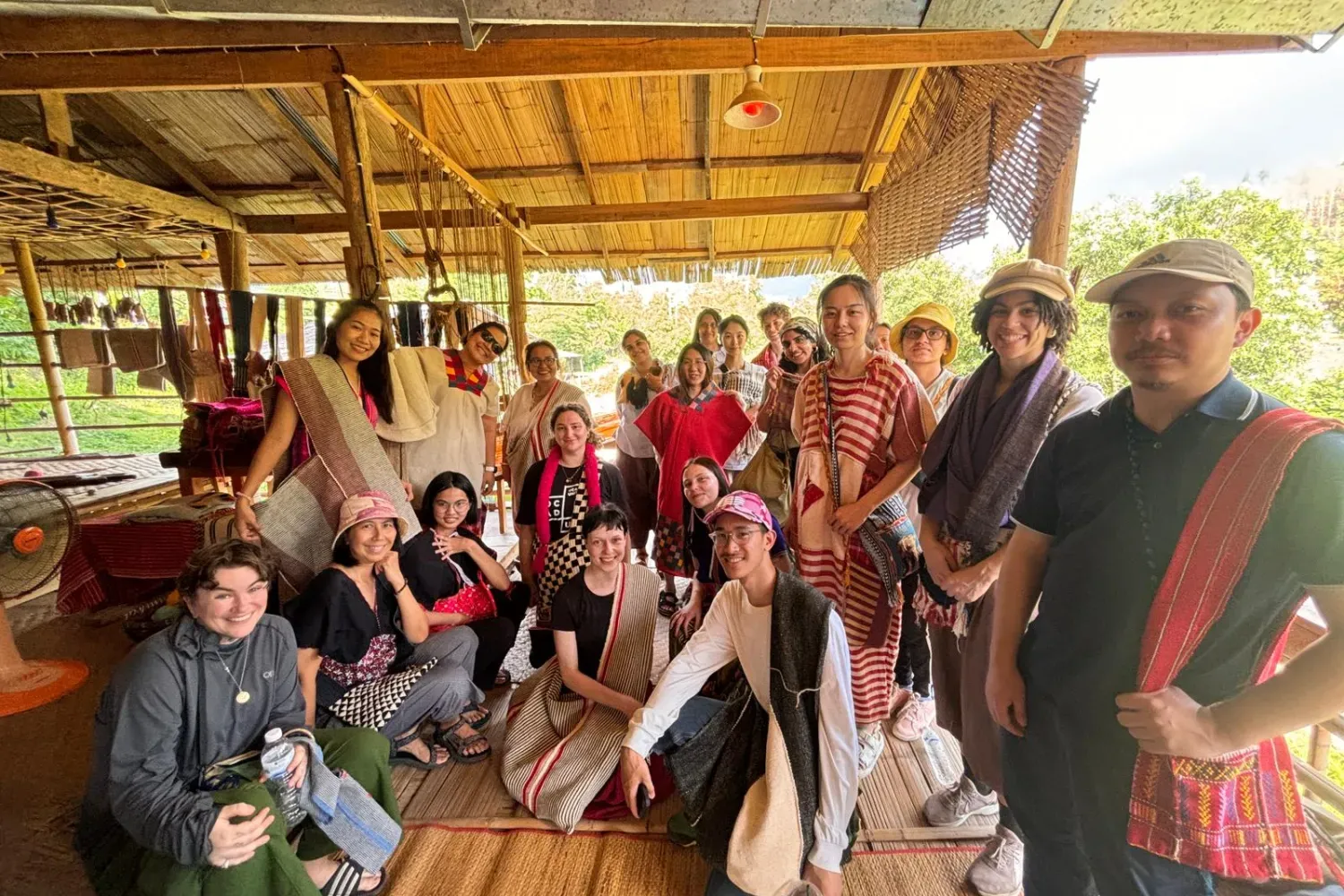 Group photo of people who participated in the "Preservation And Perseverance: Cultural Heritage And Contemporary Practice In Thailand"