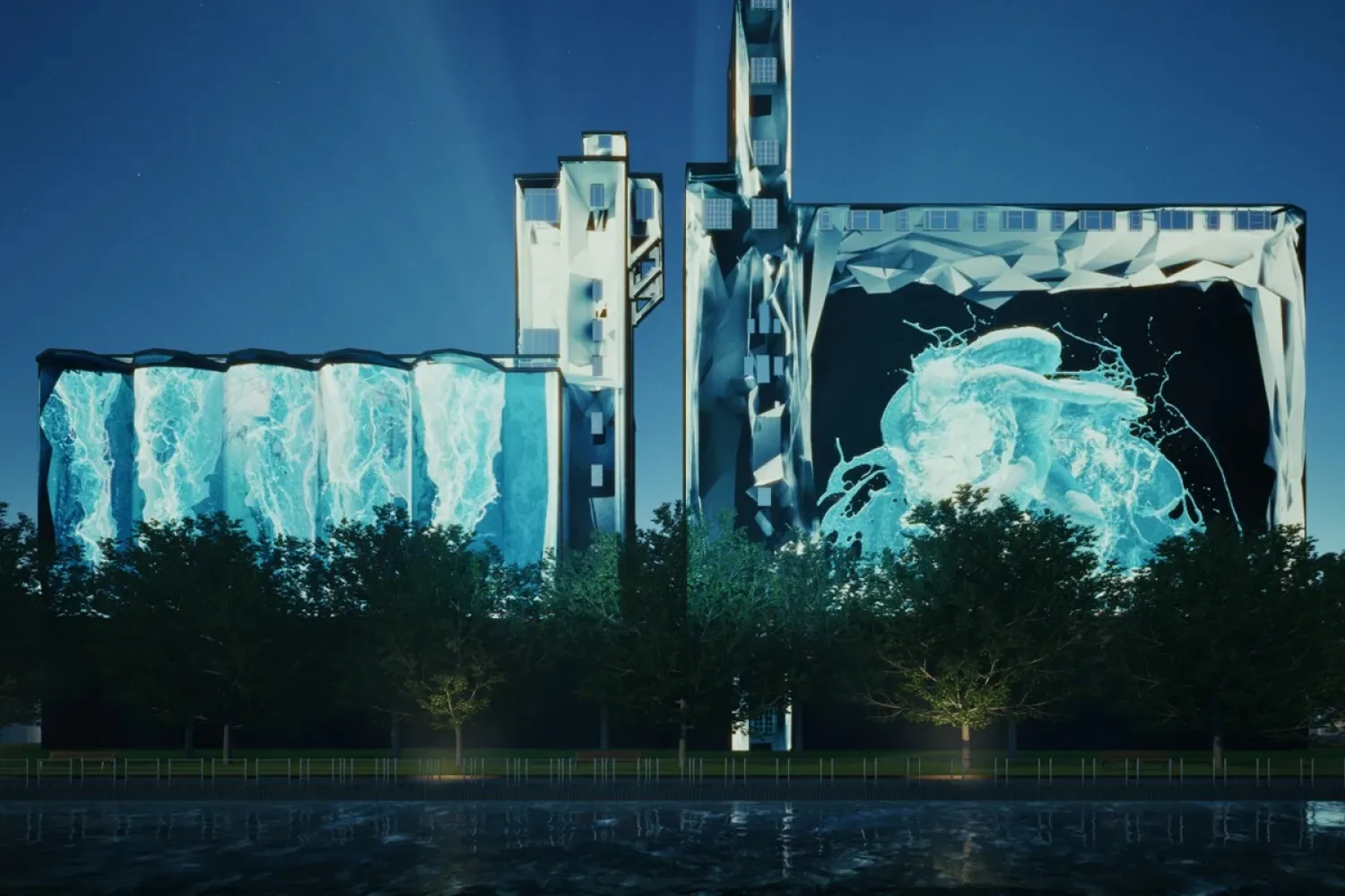 Installation at the Canada Malting Silos