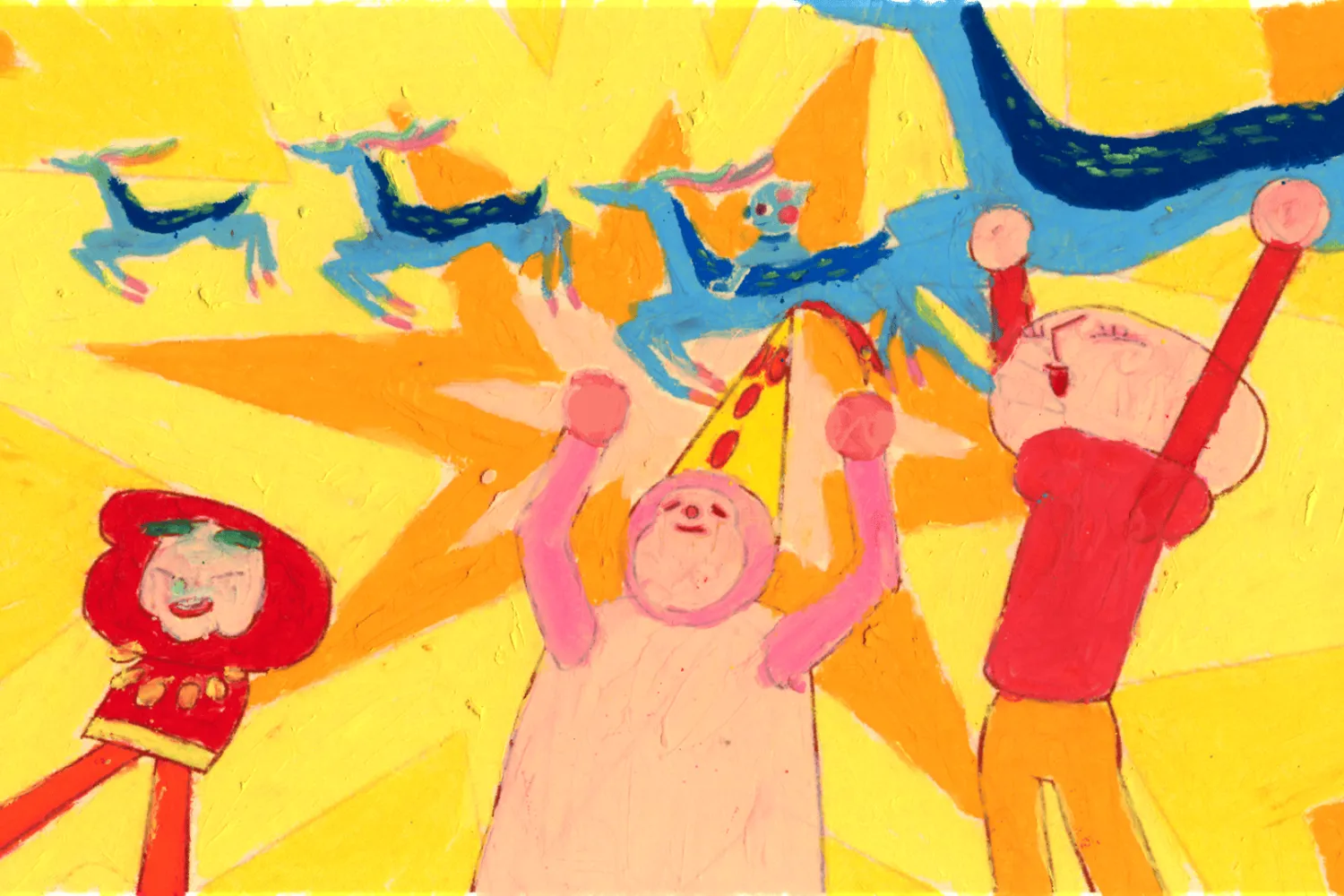 Still from Sidney Tian's experimental animation. 