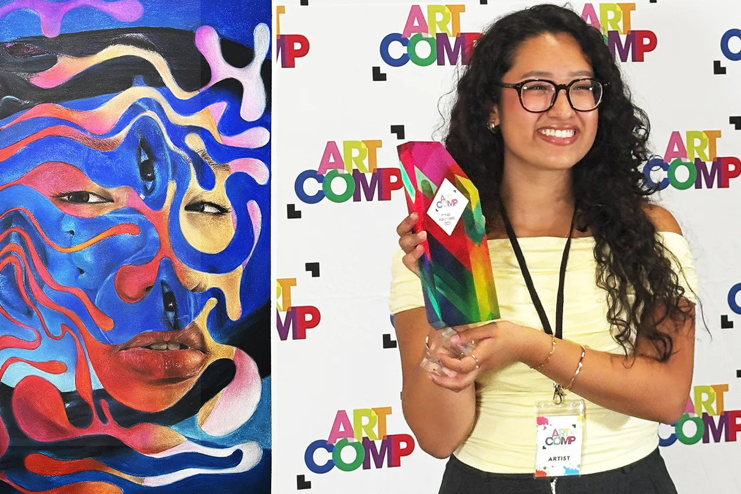Juliana Saavedra Patino and her award-winning work, Interface.