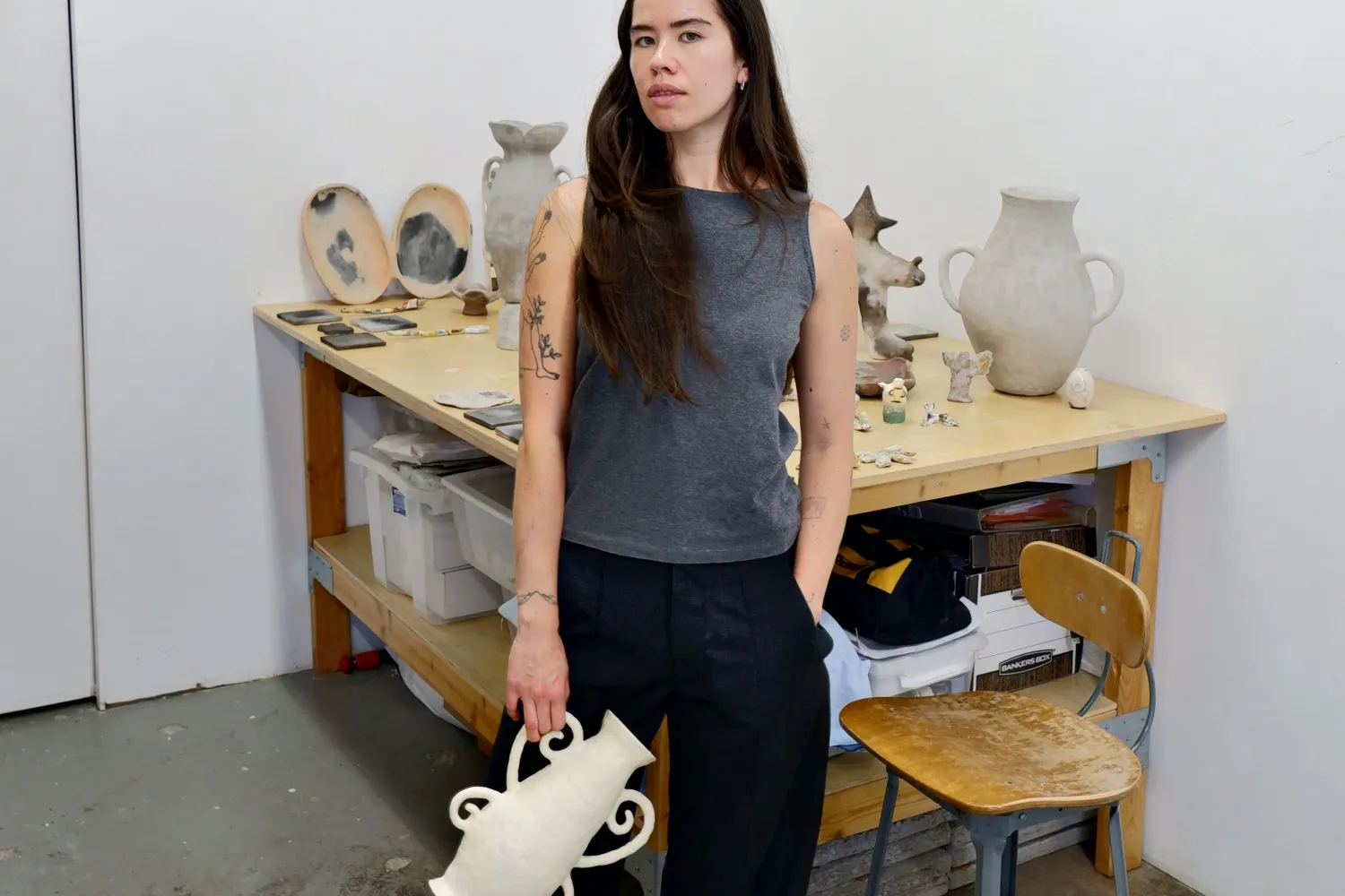 Kendra Yee in studio