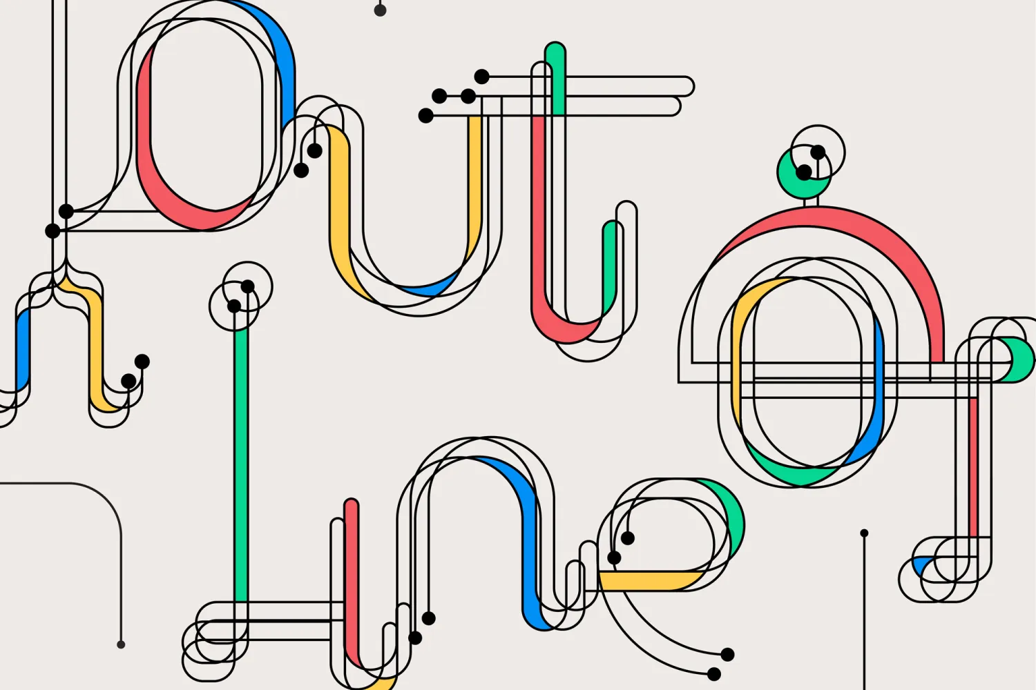 out of line