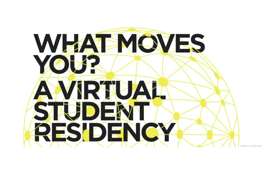 A globe made of different connections in yellow with the title "What Moves You?" overlayed