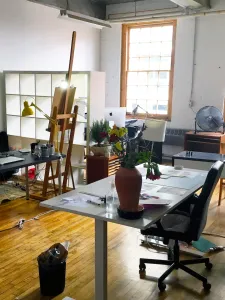 401 Richmond illustration studio.