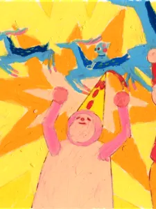 Still from Sidney Tian's experimental animation. 