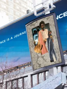 Artwork by Ghislan Suthrland-Timm for 2025 Black History Month Digital Exhibition at Sankofa Square.