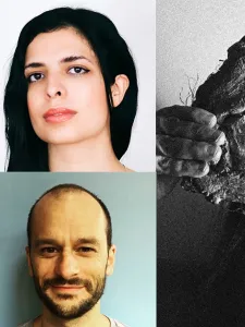 Photo (top row, left to right): Dr. Bill Leeming, Ala Roushan; (bottom row, left to right): Dr. Cindy Poremba, Isaac King; far right: Cristal Buemi. 