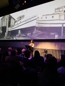 Artist A.S.M Kobayashi in a talk