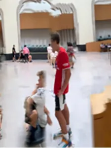 blurred people in AGO