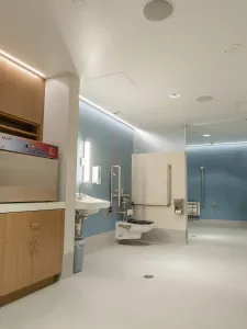 A dementia-friendly shower room 