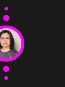 Dr Nithikul Nimkulrat's photo in magenta circle with black background