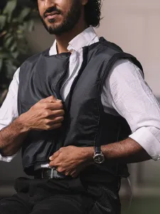 Person wearing vest