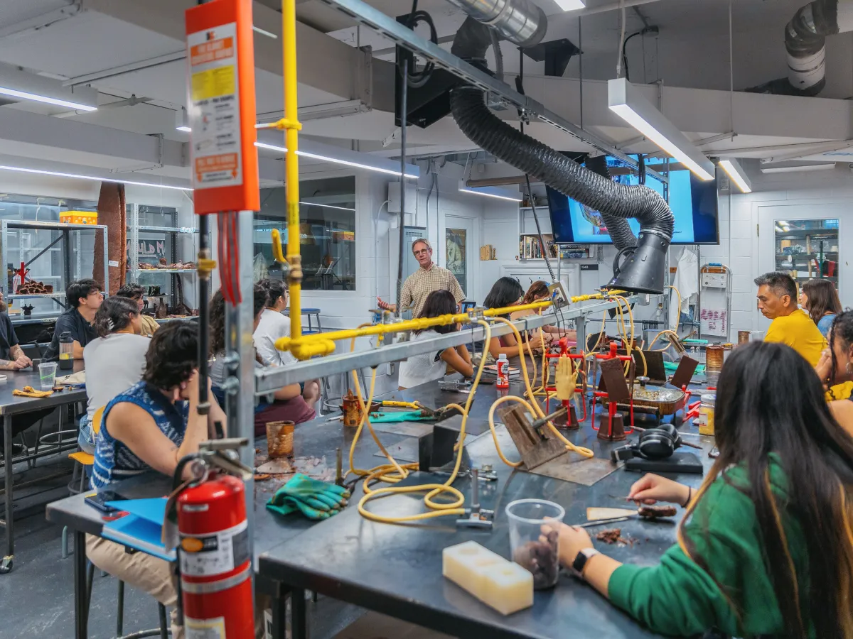 Metal working studio