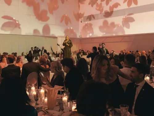 Crowd shot of guests at OCAD U Gala