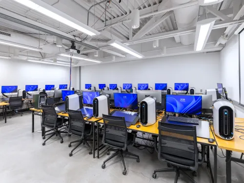 Computer lab with high power computers
