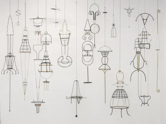 suspended sculpture
