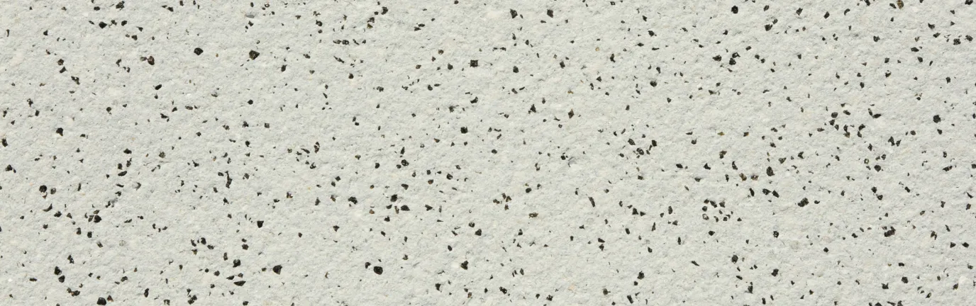 Grey speckled white concrete