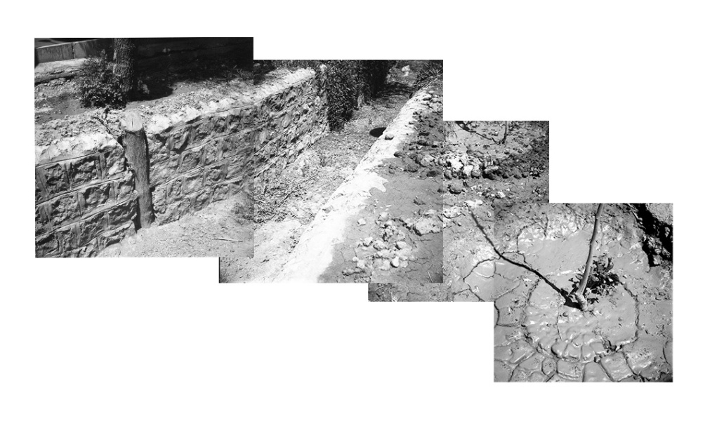The gradual disappearance of a river #4, 2021, Photo Collage © Sahar Askary, courtesy of the artist