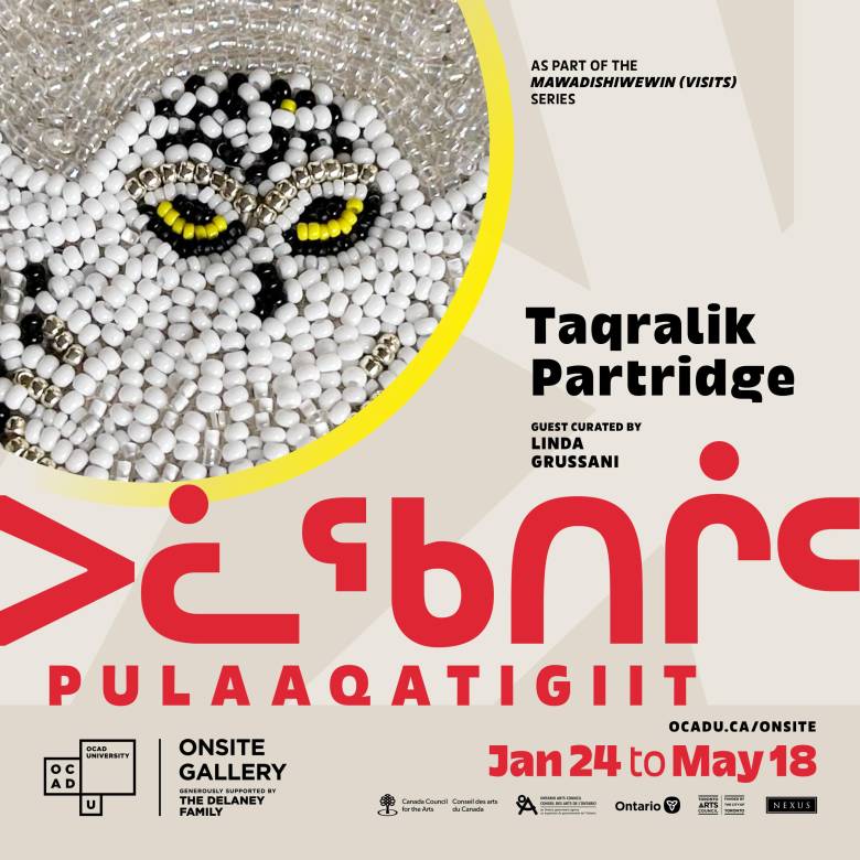 Promotional header for: Taqralik Partridge: ᐳᓛᖃᑎᒌᑦ (Pulaaqatigiit)