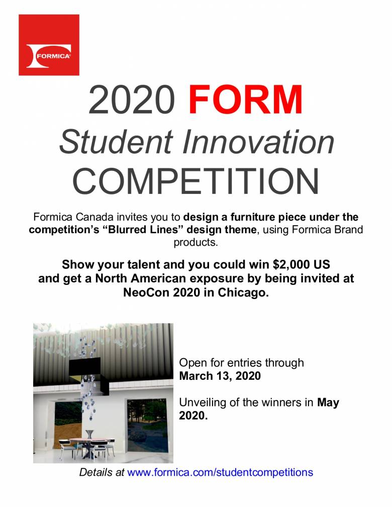 2020 FORM Competition Poster