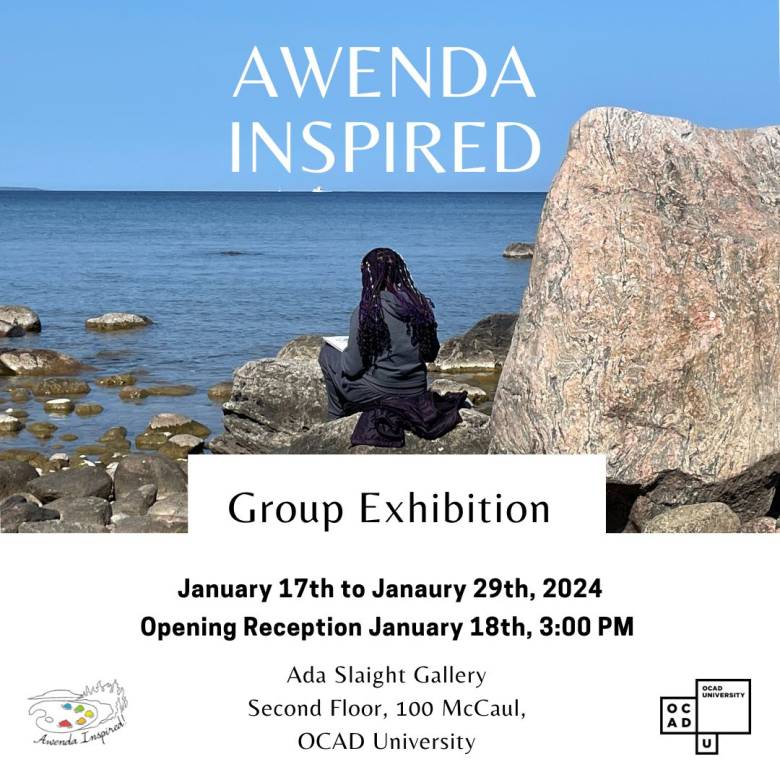 Awenda Inspired Group Exhibition_2024 poster
