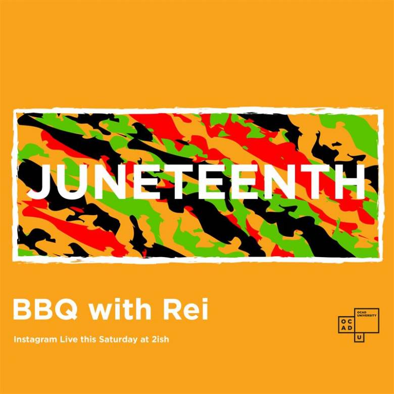 BBQ with Rei to celebrate Juneteenth on Instagram Live