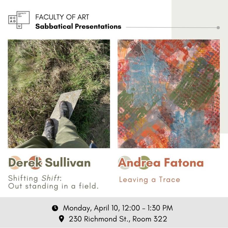 Faculty of Art Sabbatical Presentations