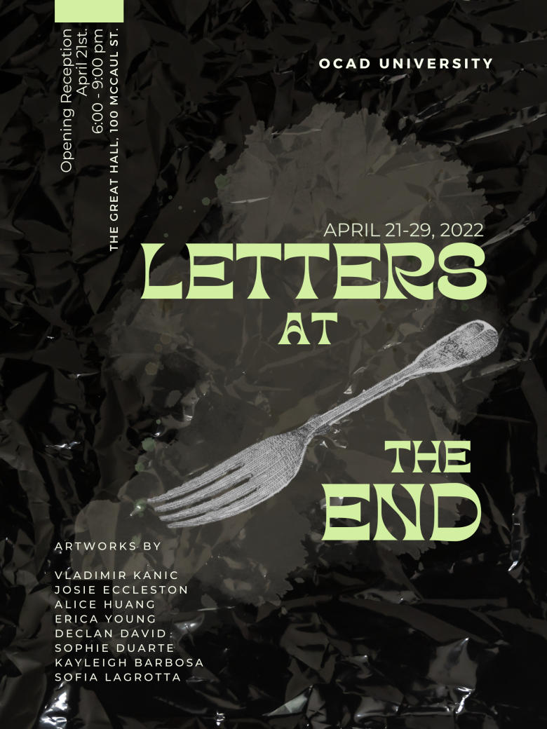 Letters at the End exhibition of CROS Thesis Students