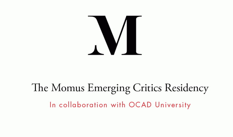 Momus Emerging Critics Residency in Collaboration with OCAD U