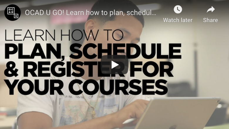 Learn how to plan, schedule and register for your courses