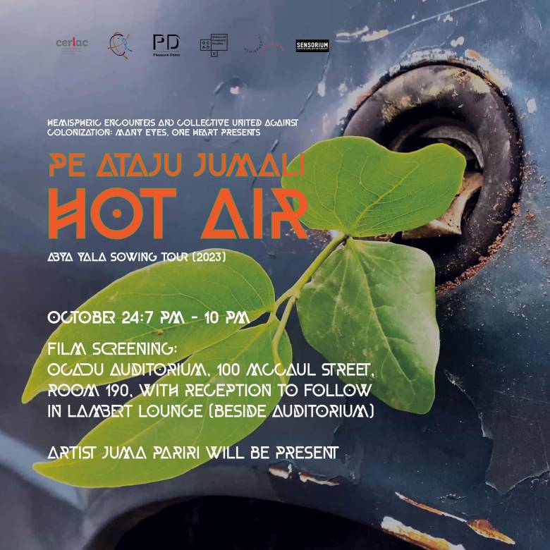 PE ATAJU JUMALI/HOT AIR a film by Juma Pariri poster