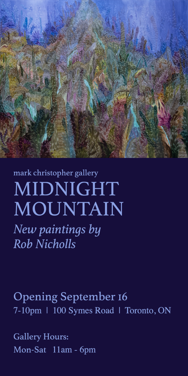 MIDNIGHT MOUNTAIN exhibition - Rob Nicholls