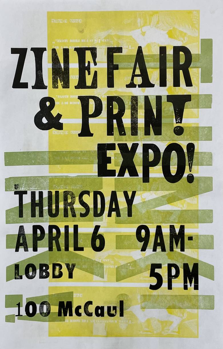 Zine Fair & Print Expo poster
