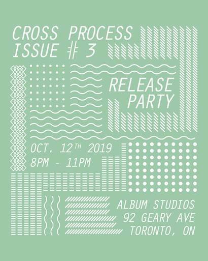 Poster for Cross Process Issue 3 launch