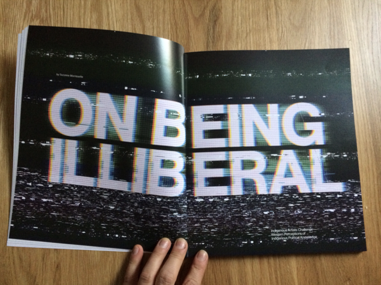 Text, "On Being Illiberal" in Prefix Magazine