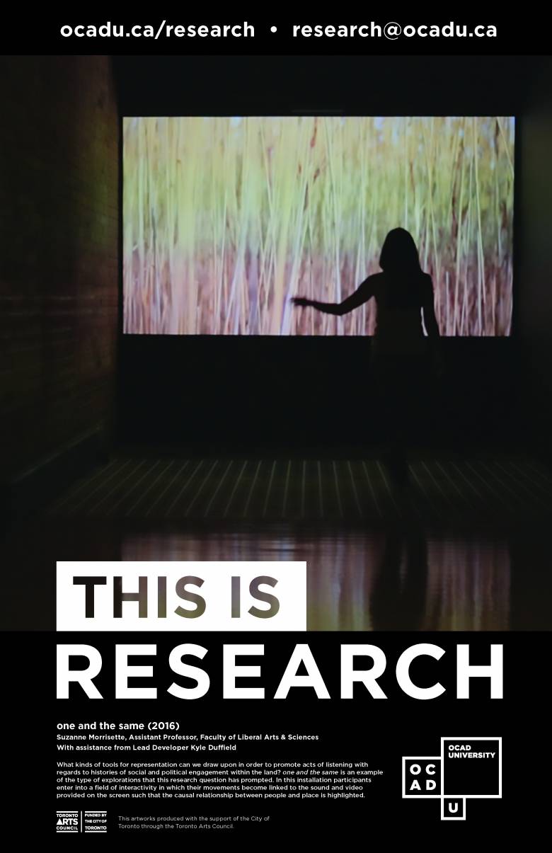 "This is Research" Poster: one and the same