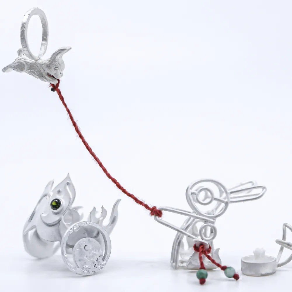 Small metal sculptures