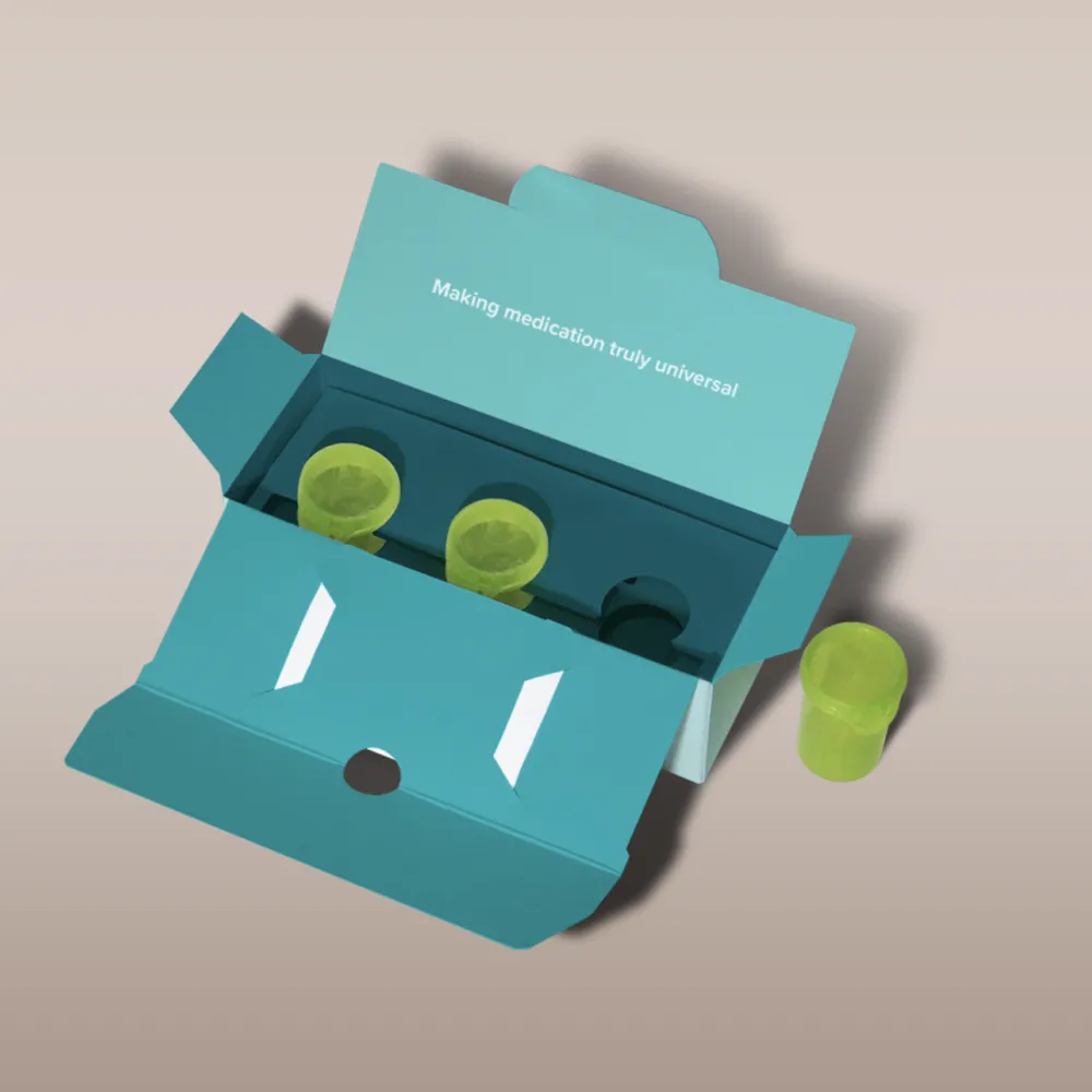 Packaging on background